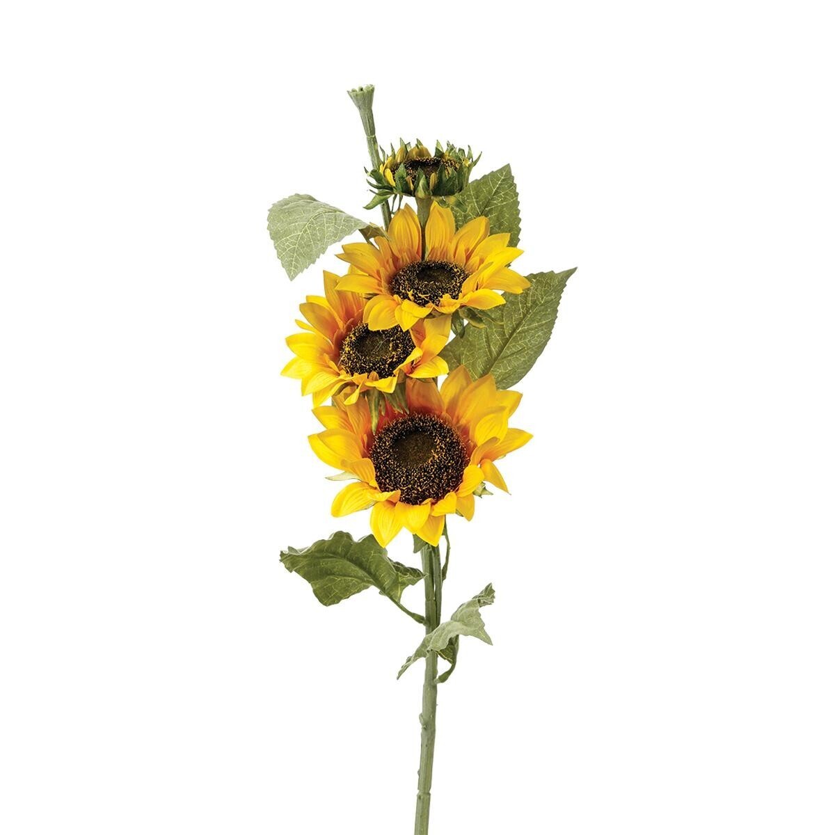 TIGE DE TOURNESOL ARTIFICIEL 80CM