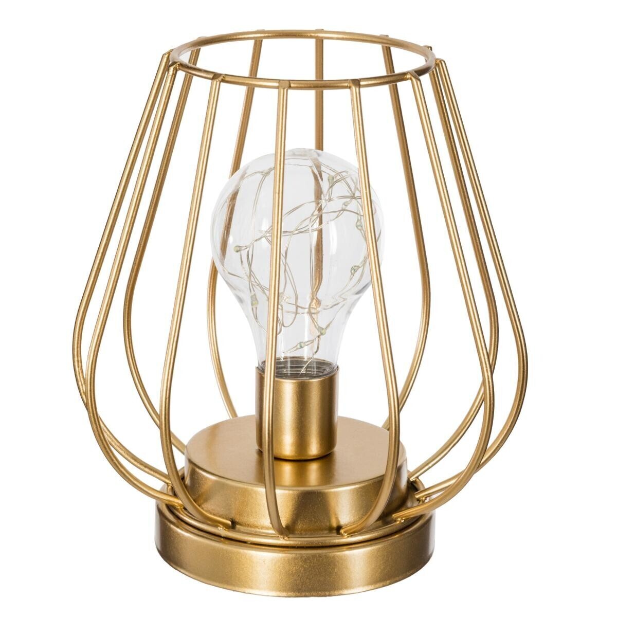 LAMPE MADI DORE H 17 CM