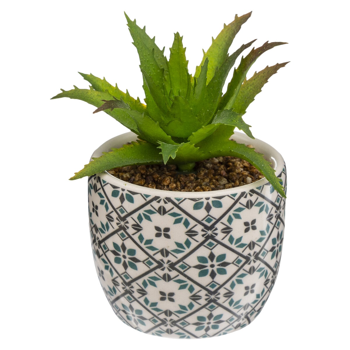 PLANTE ARTIFCIELLE POT PORCELAINE H 9 CM