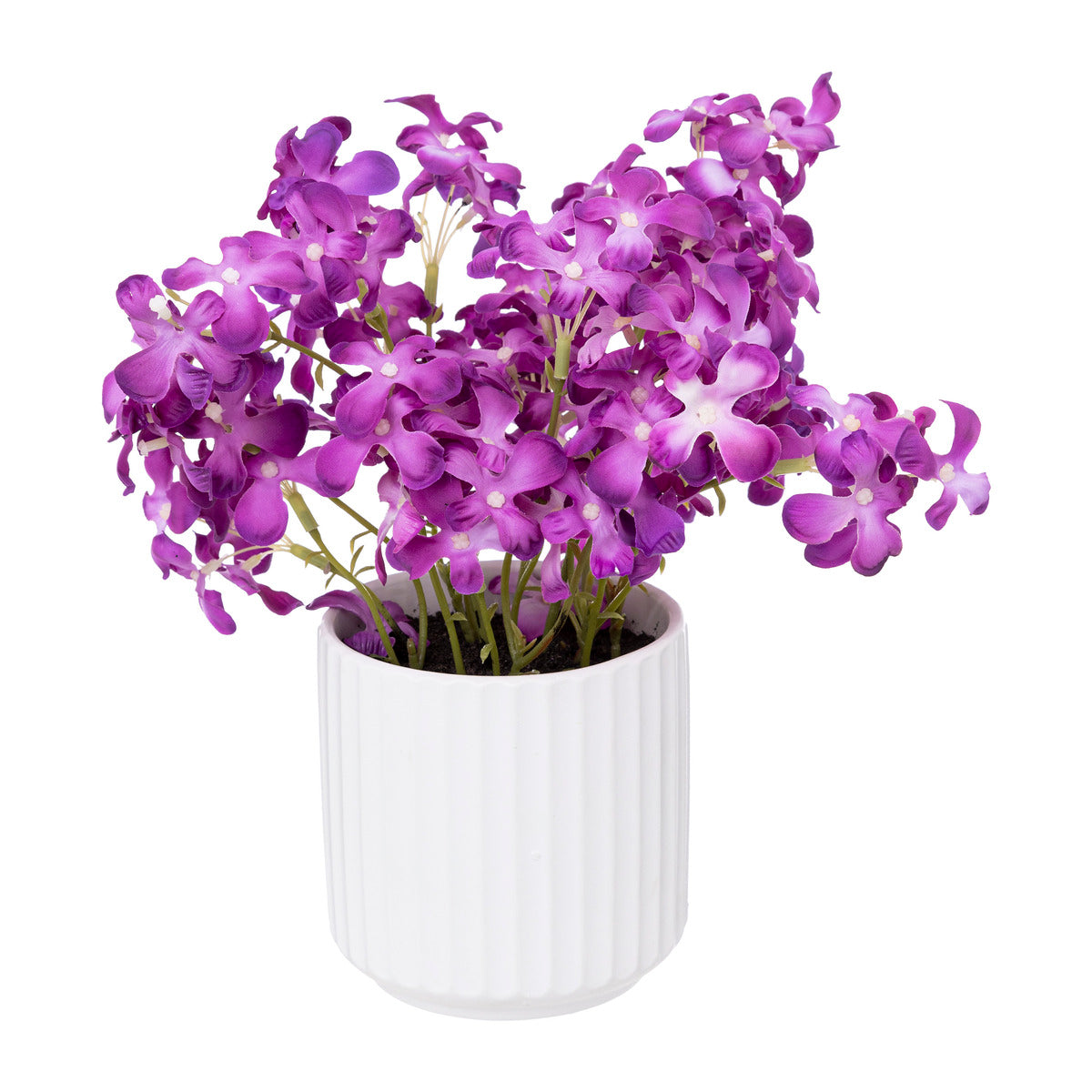 FLEUR VIOLETTES ARTIFICIELLES H 27CM