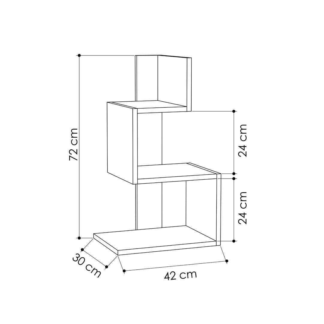 ROSIE SIDE TABLE WHITE OAK