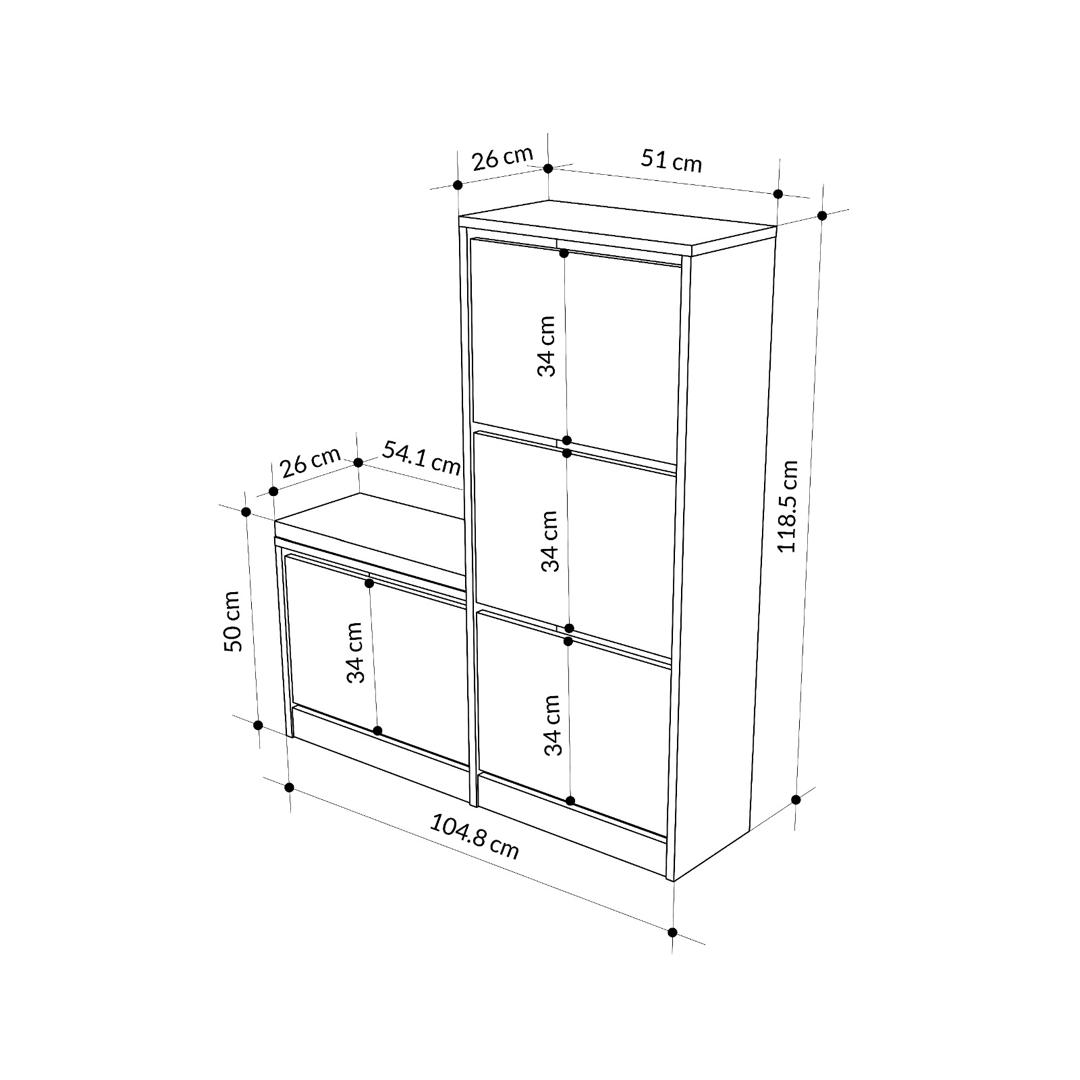DUDE SHOE CABINET