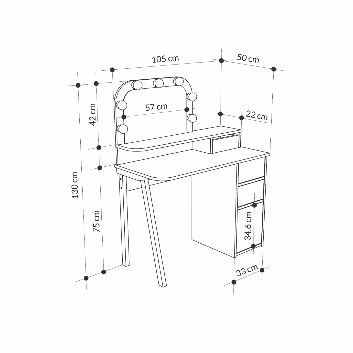 AVIEN DRESSING TABLE
