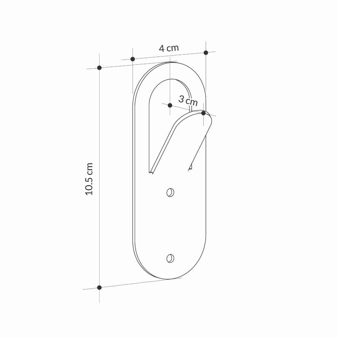 NORA METAL HANGER BLACK