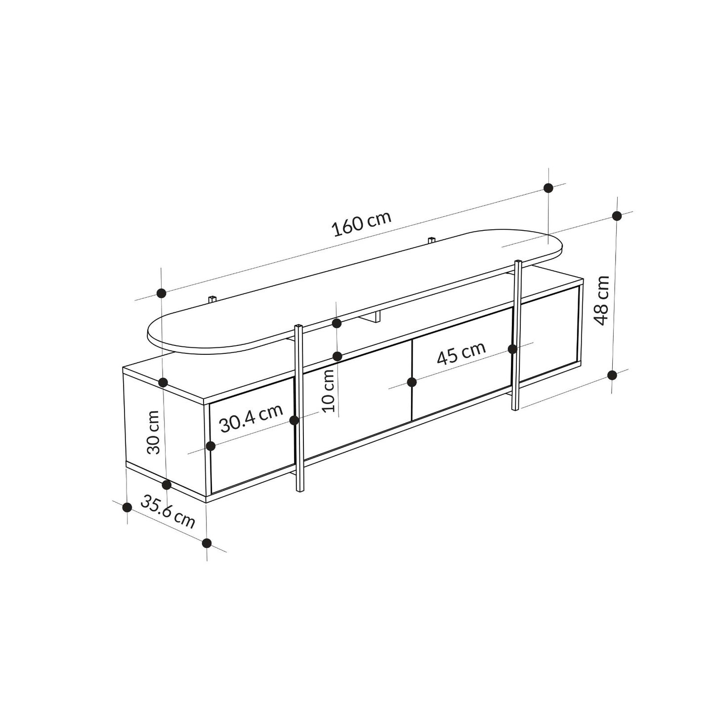 HANLEY TV STAND