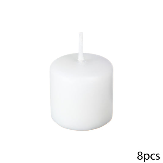 LOT DE 10 BOUGIES BLANC