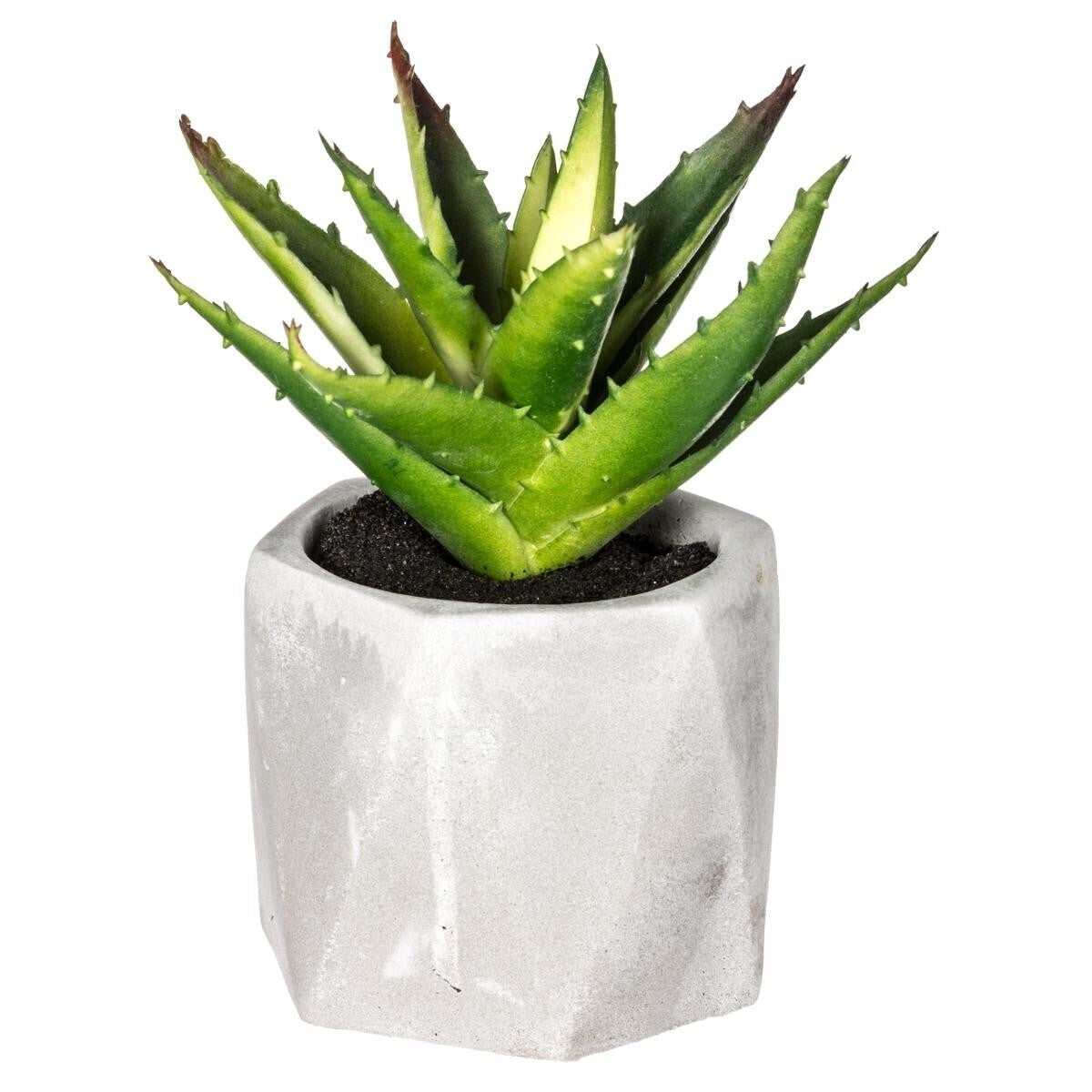 PLANTE GRASSE ARTIFCIELLE H 14 CM