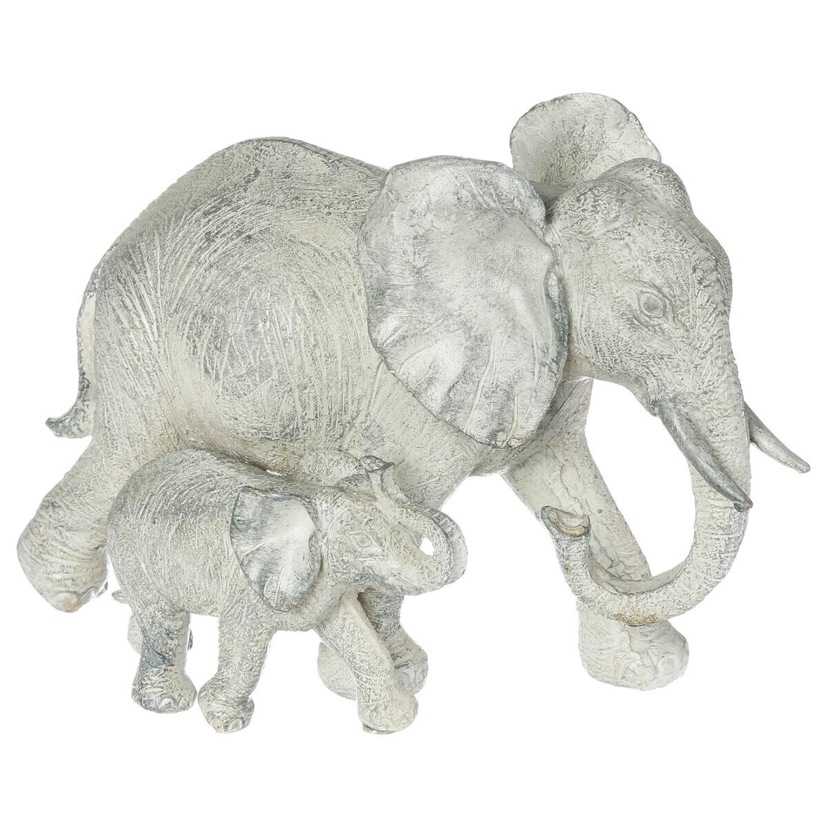 ELEPHANT X 2 EN RESINE H 15CM