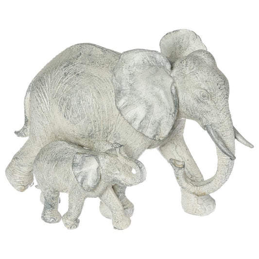 ELEPHANT X 2 EN RESINE H 15CM