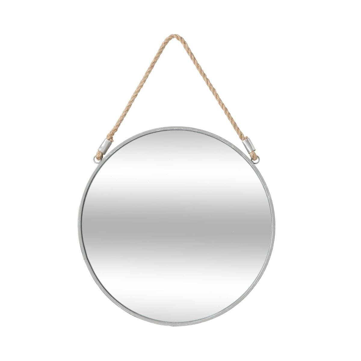MIROIR EDEN METAL GRIS 38CM