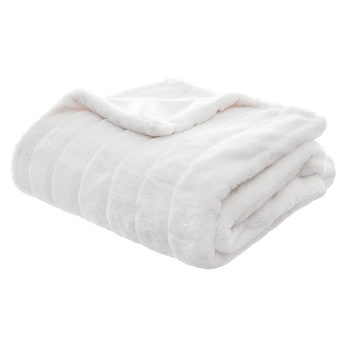 PLAID MANOIR FAUSSE FOURRURE 120X160CM