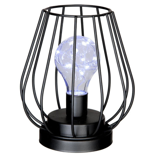 LAMPE SANS FIL MICRO LED METAL H 18 CM