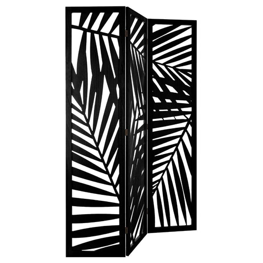 PARAVENT FEUILLE DE BOIS H 170CM