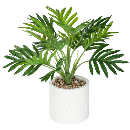 PALMIER ARTIFICIEL ETNIK POT CIMENT H 29CM