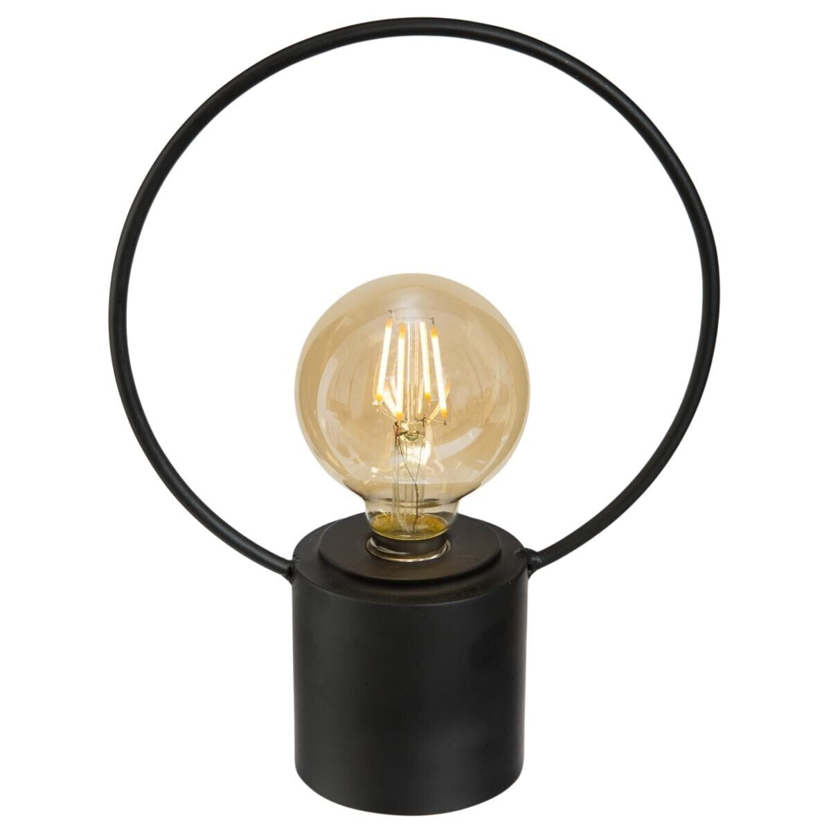 SOCLE METAL NOIR H 27CM