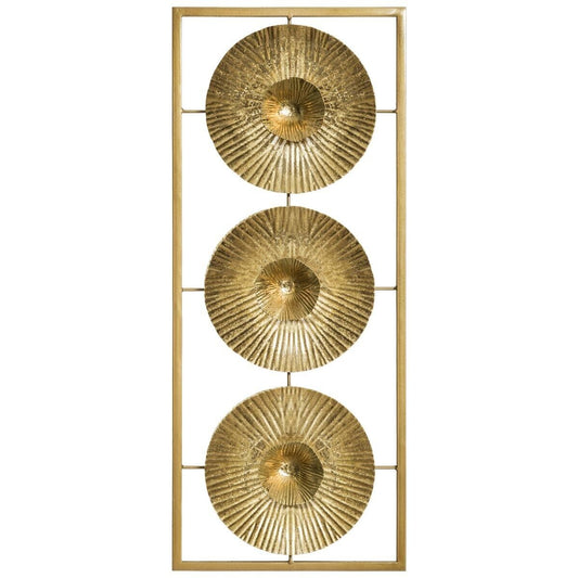 DECO MURALE IVA METAL DORE 25X61 CM