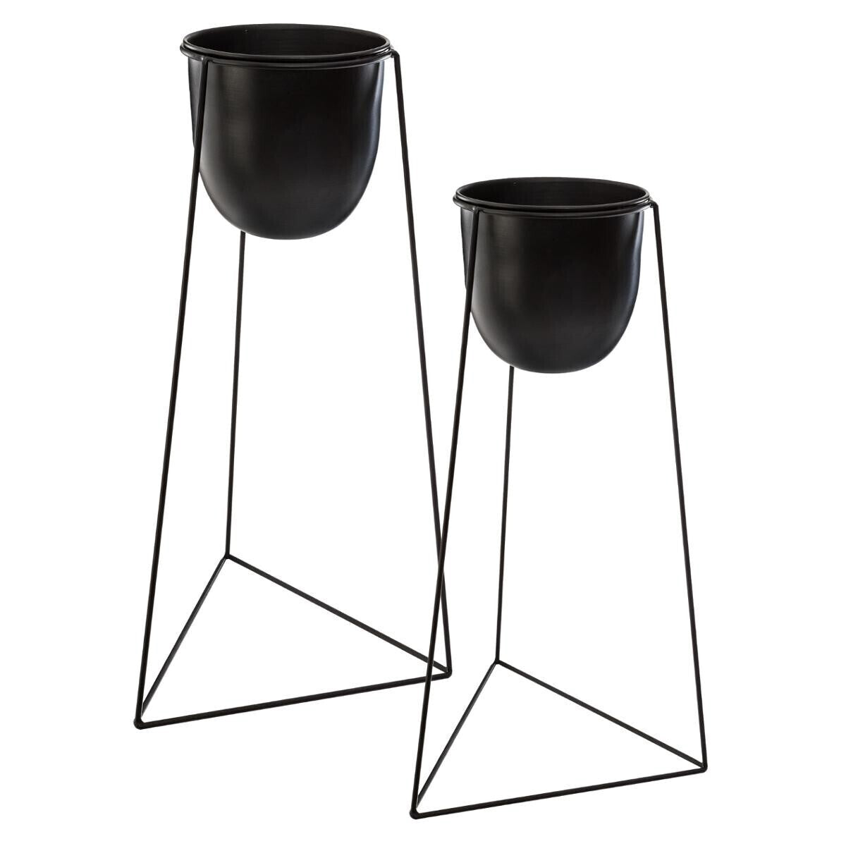 SET DE 2 POT NOIR