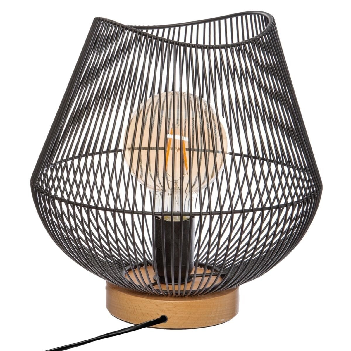 LAMPE FILAIRE JENA METAL H 28 CM