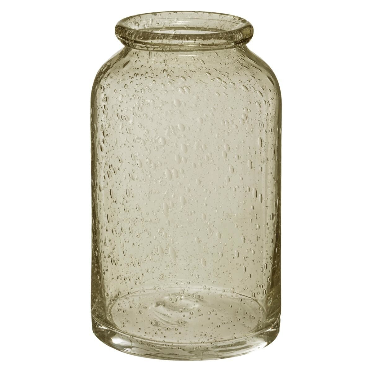 VASE BUBBLY VERRE H 21 CM