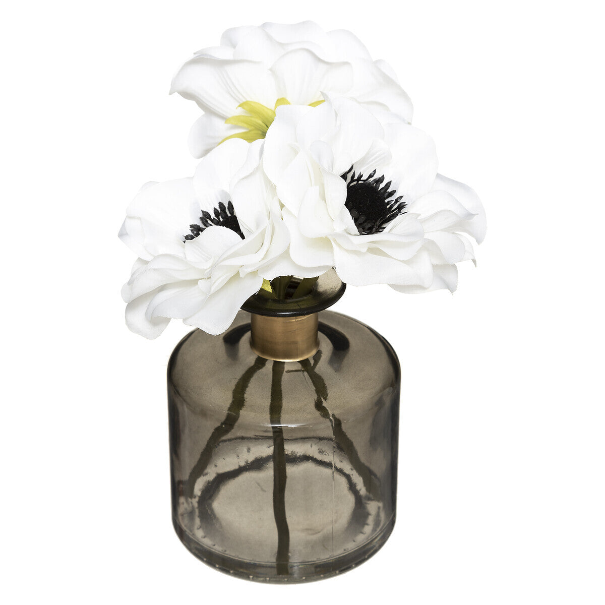 COMPOSITION ANEMONE ARTIFICIELLE H 20 CM