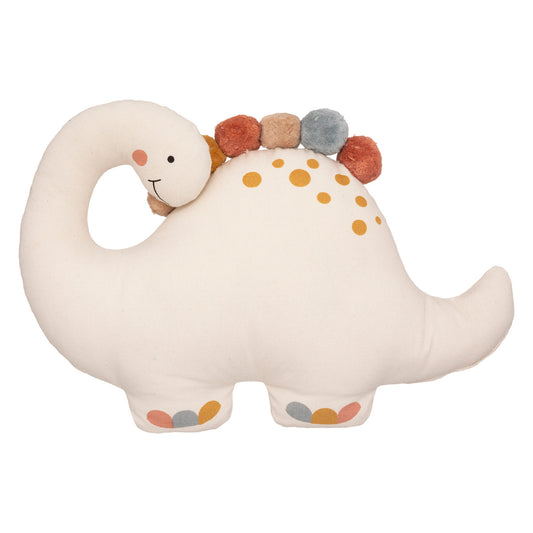 COUSSIN ENFANT DINOSAURE COTON 40X30 CM
