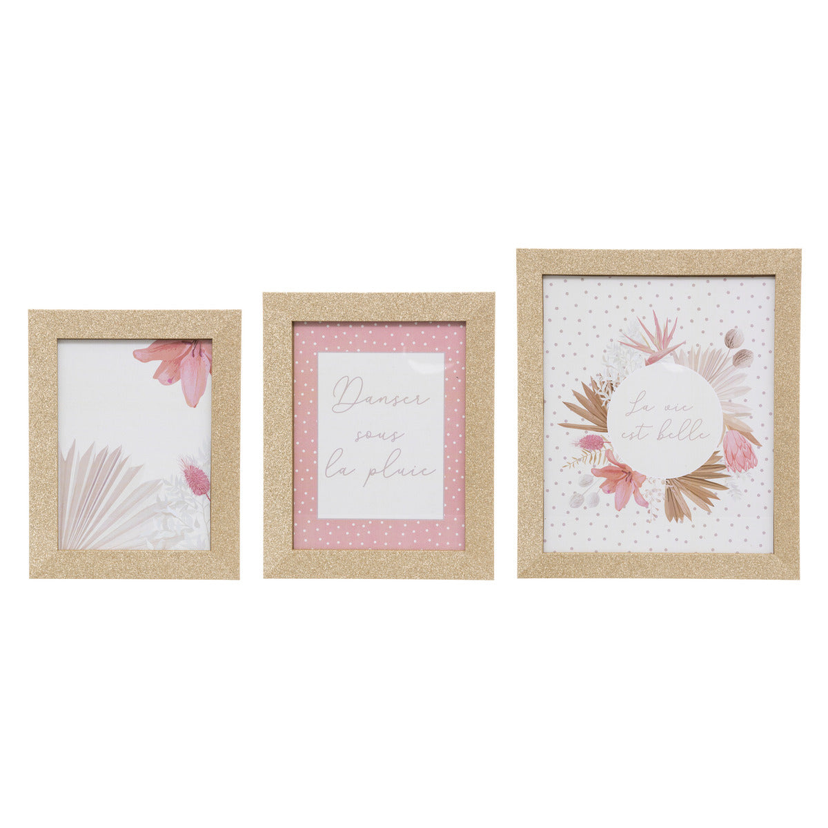 SET DE 3 CADRES PHOTO ENFANT