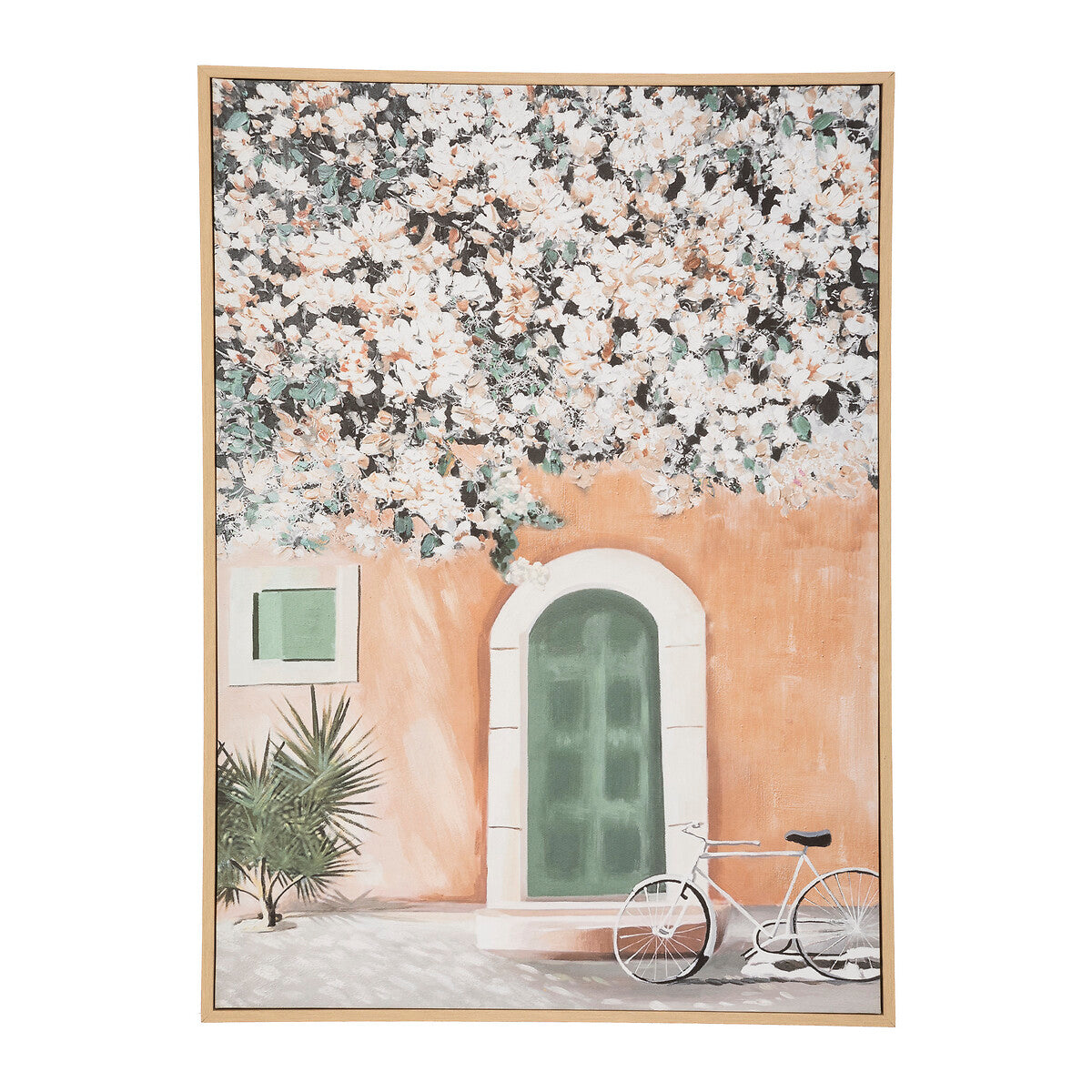 TOILE IMPRIME YELI BOIS 50X70 CM