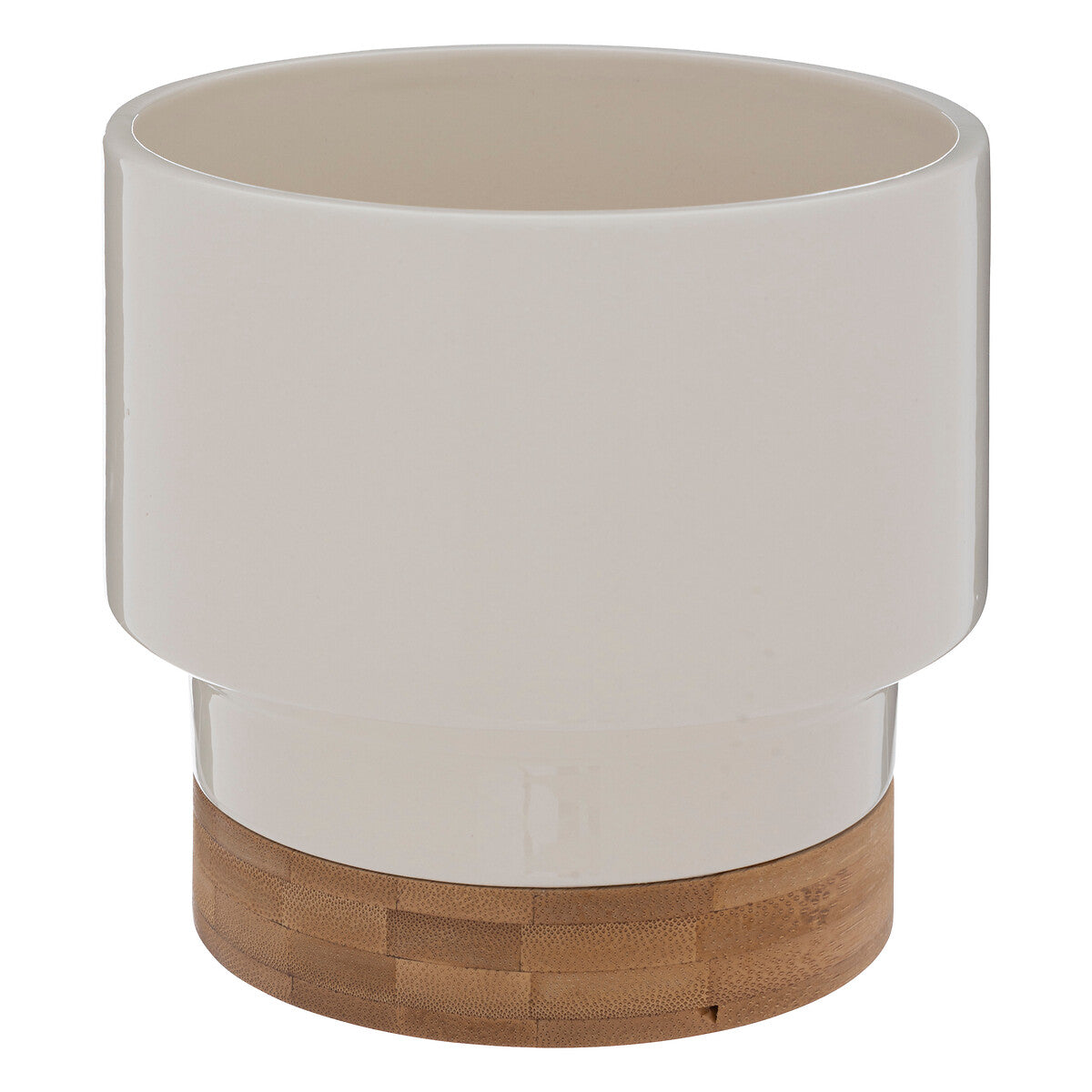CACHE POT POT CERAMIQUE D 16 CM H 16 CM
