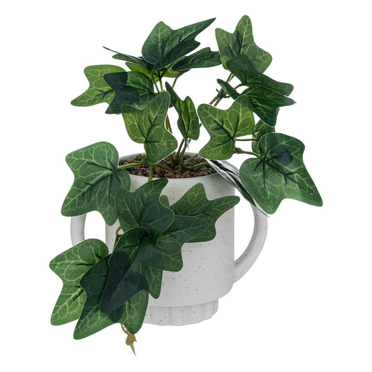 PLANTE ARTIFICIELLE POT EN CERAMMIQUE H 24 CM