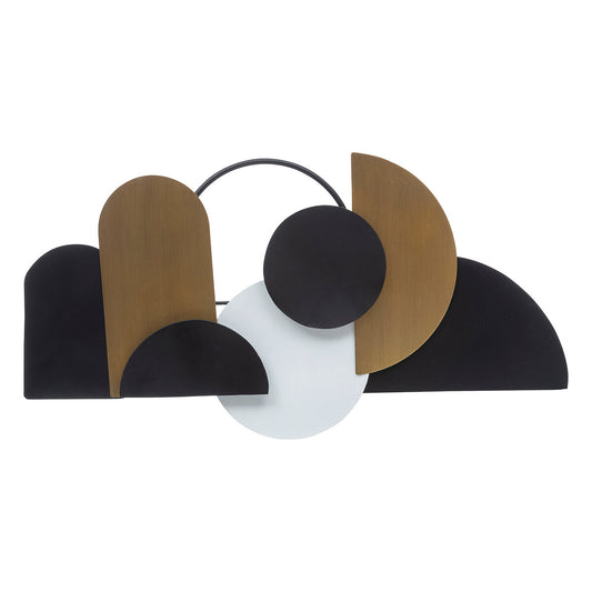 DECO MURALE JULIETTE BOIS ET METAL 70X36 CM