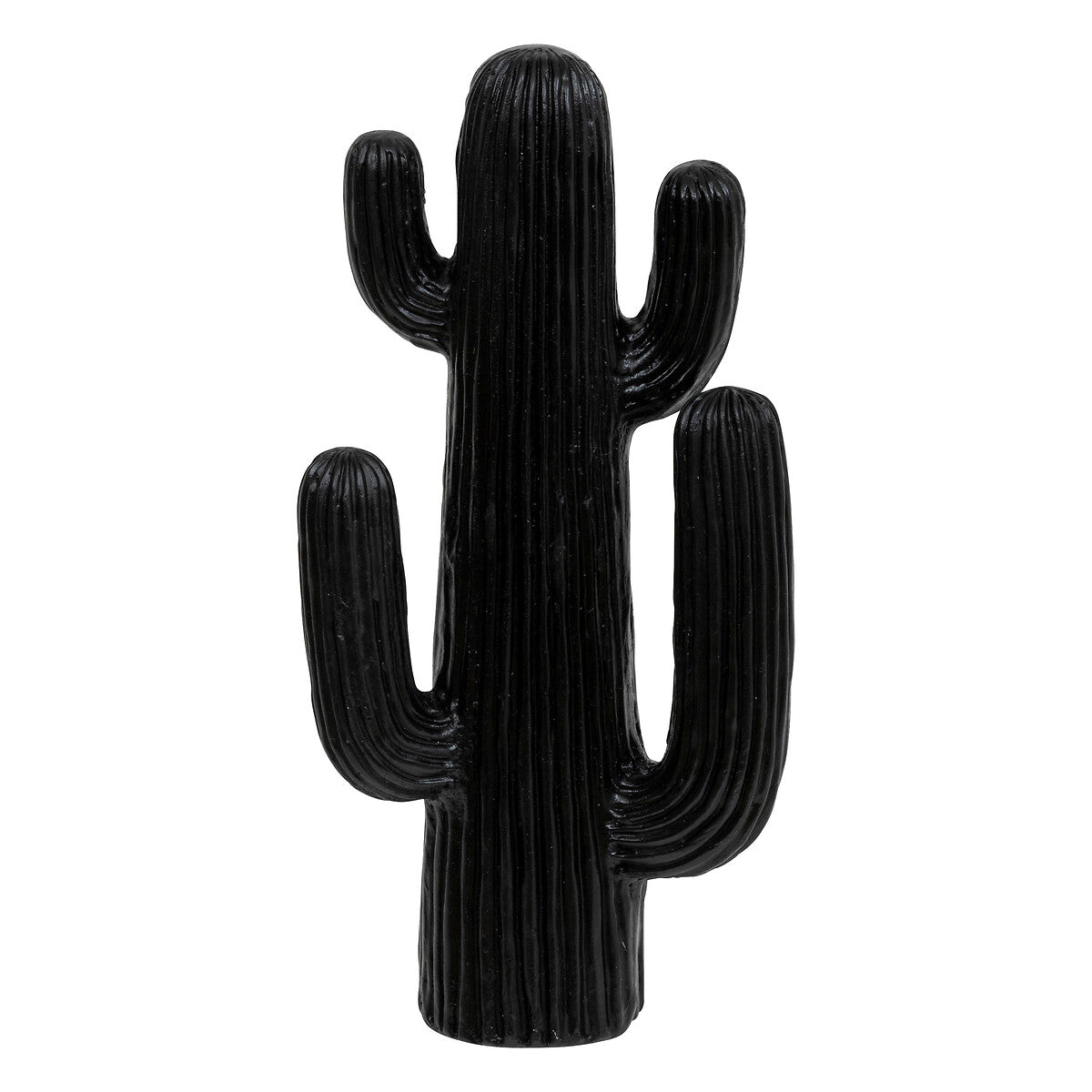 CACTUS DECO RODRIGO RESINE NOIR H 38 CM