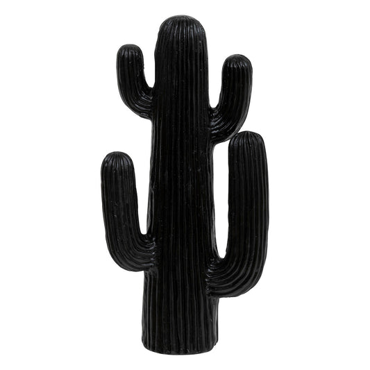 CACTUS DECO RODRIGO RESINE NOIR H 38 CM