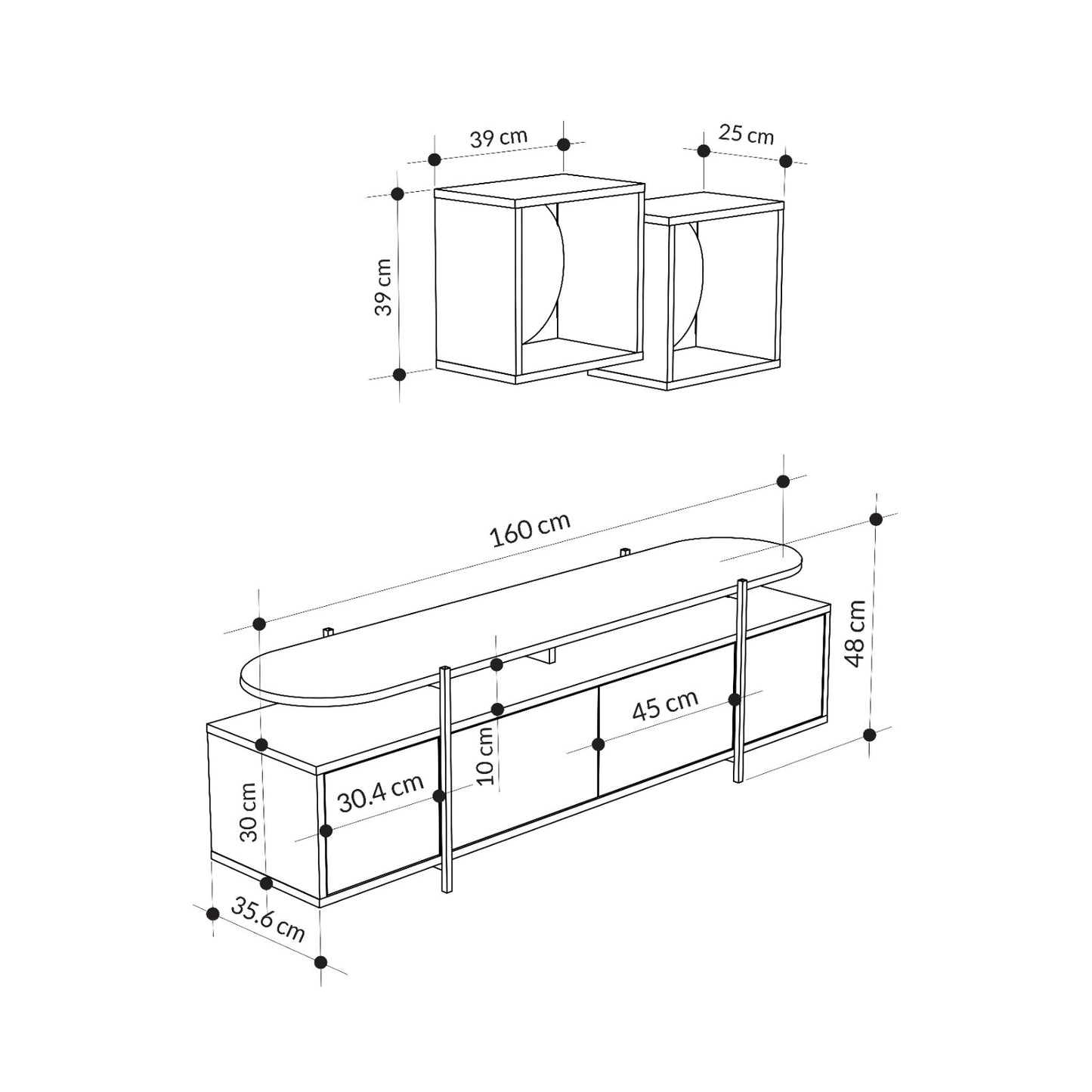 HANLEY TV UNIT