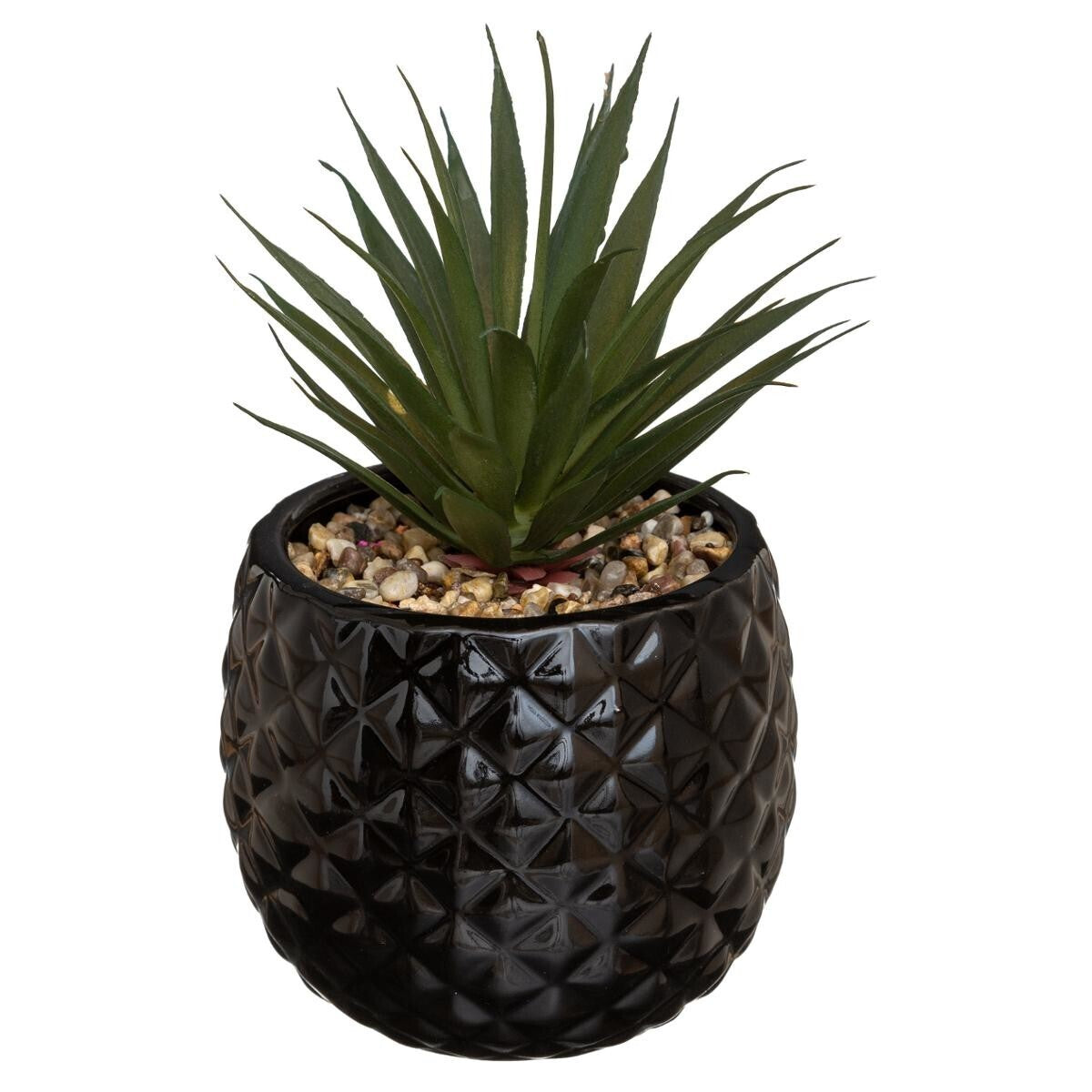 PLANTE ARTIFICIELLE ANANAS H 21 CM