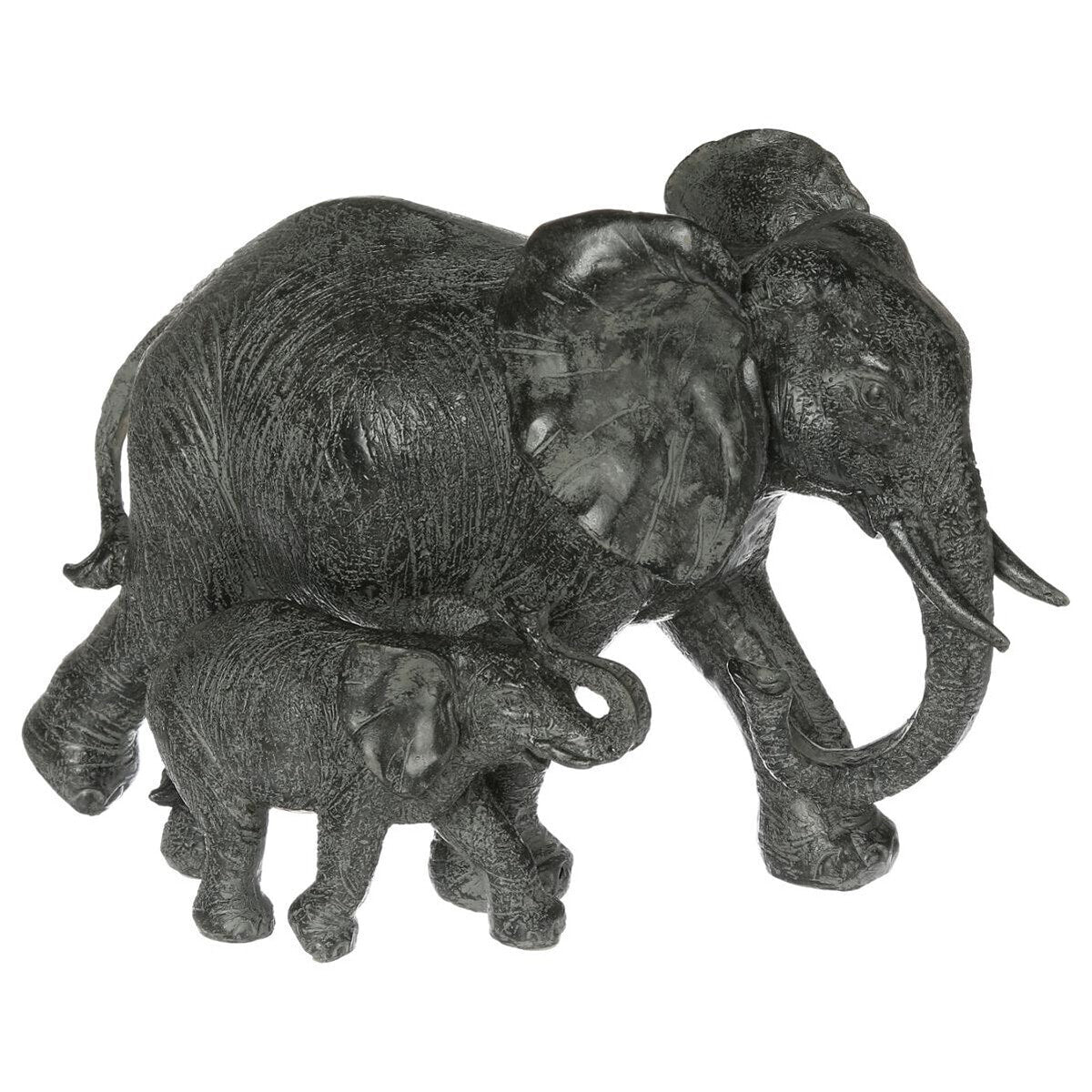 ELEPHANT X 2 EN RESINE H 15CM