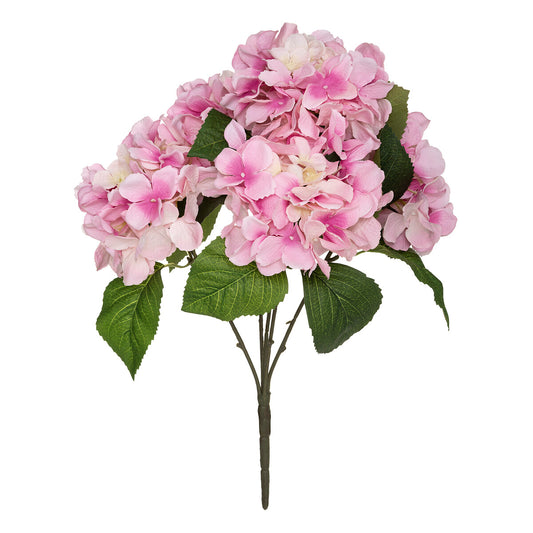 BOUQUET HORTENSIAS ARTIFICIELS H 42CM