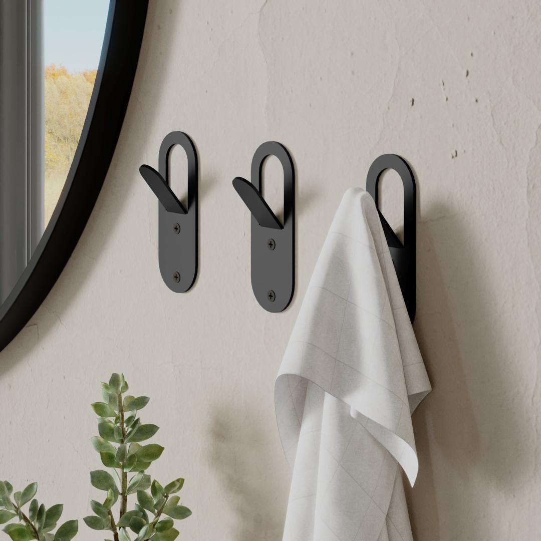 NORA METAL HANGER BLACK