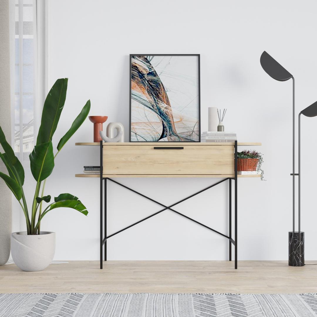 OTIS CONSOLE AVEC ET SANS MIROIR  L130 CM