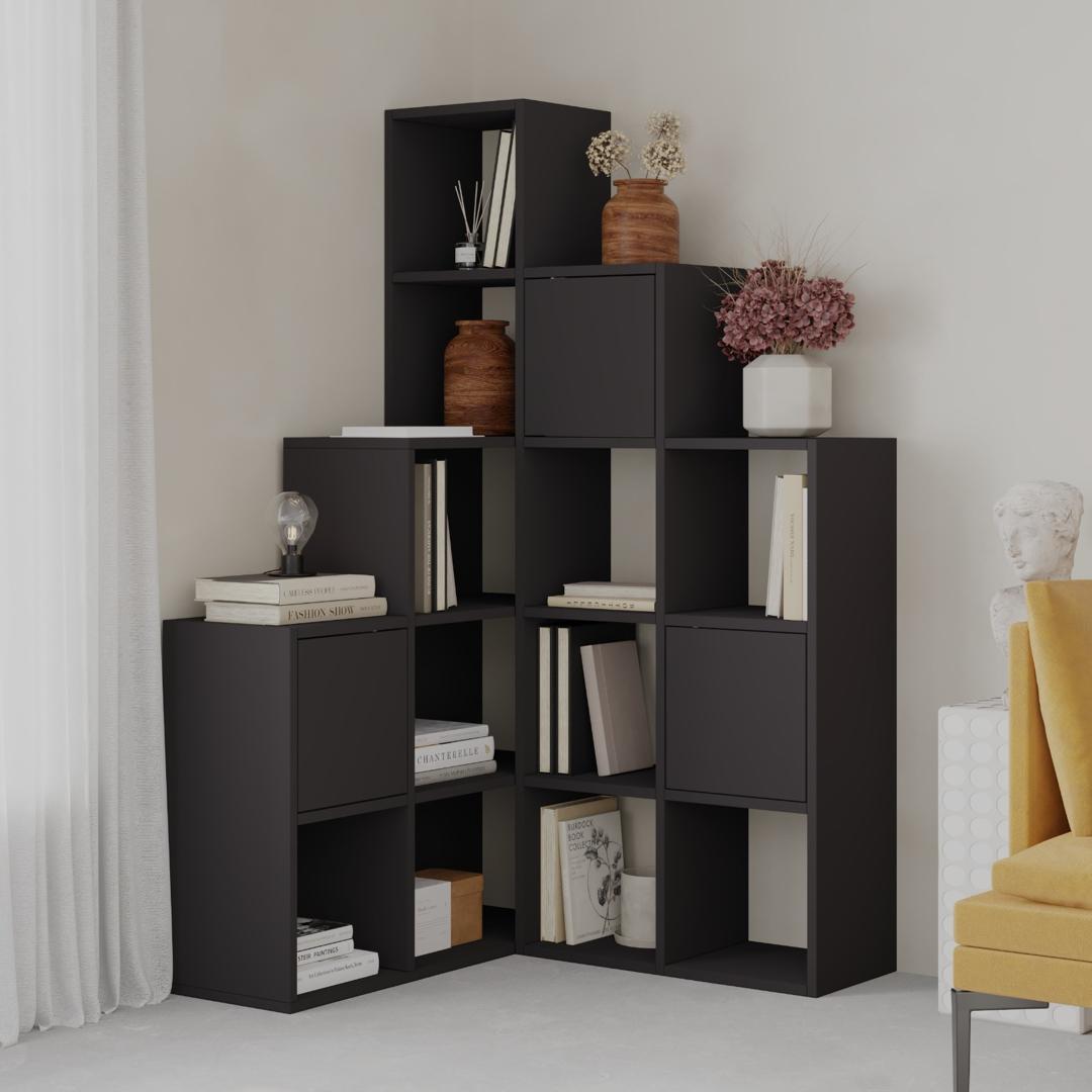 PALEO CORNER BOOKCASE