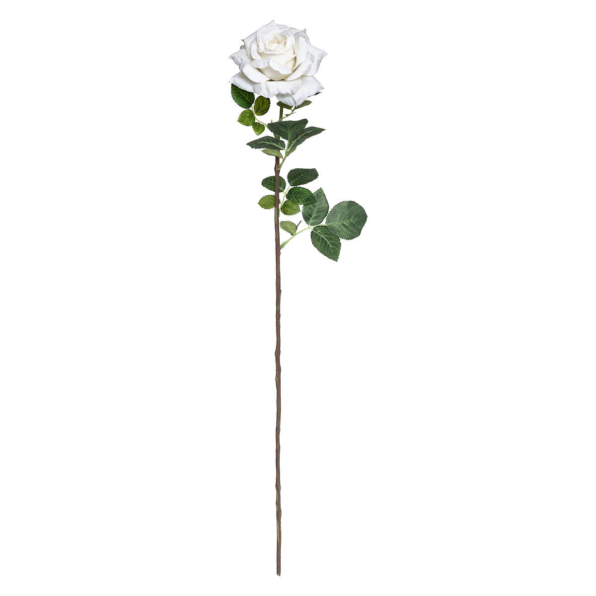 TIGE DE ROSE ARTIFICIELLE H 83 CM