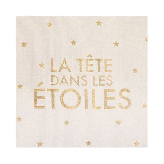 TAPIS DORE LA TETE DANS LES ETOILES