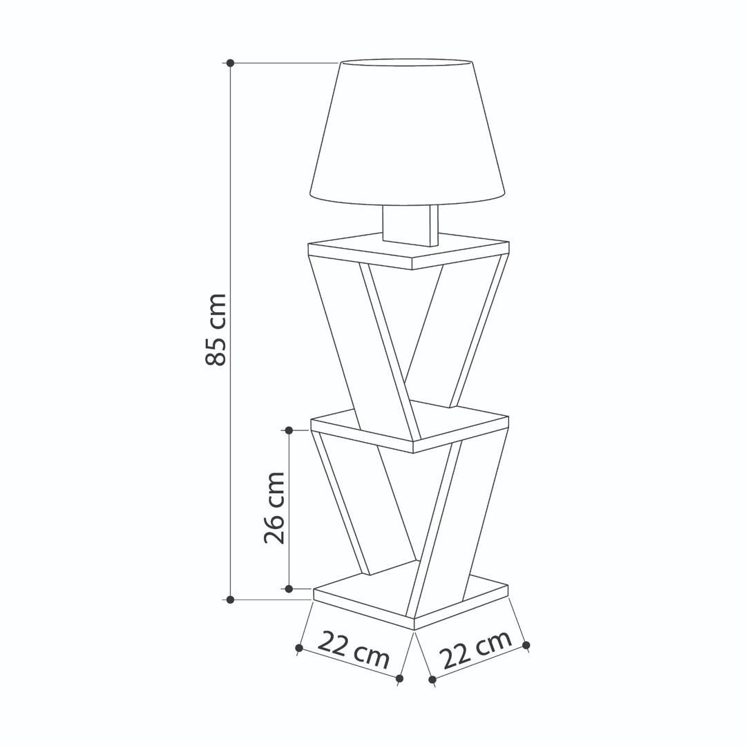 KOZENA SIDE FLOOR LAMPE