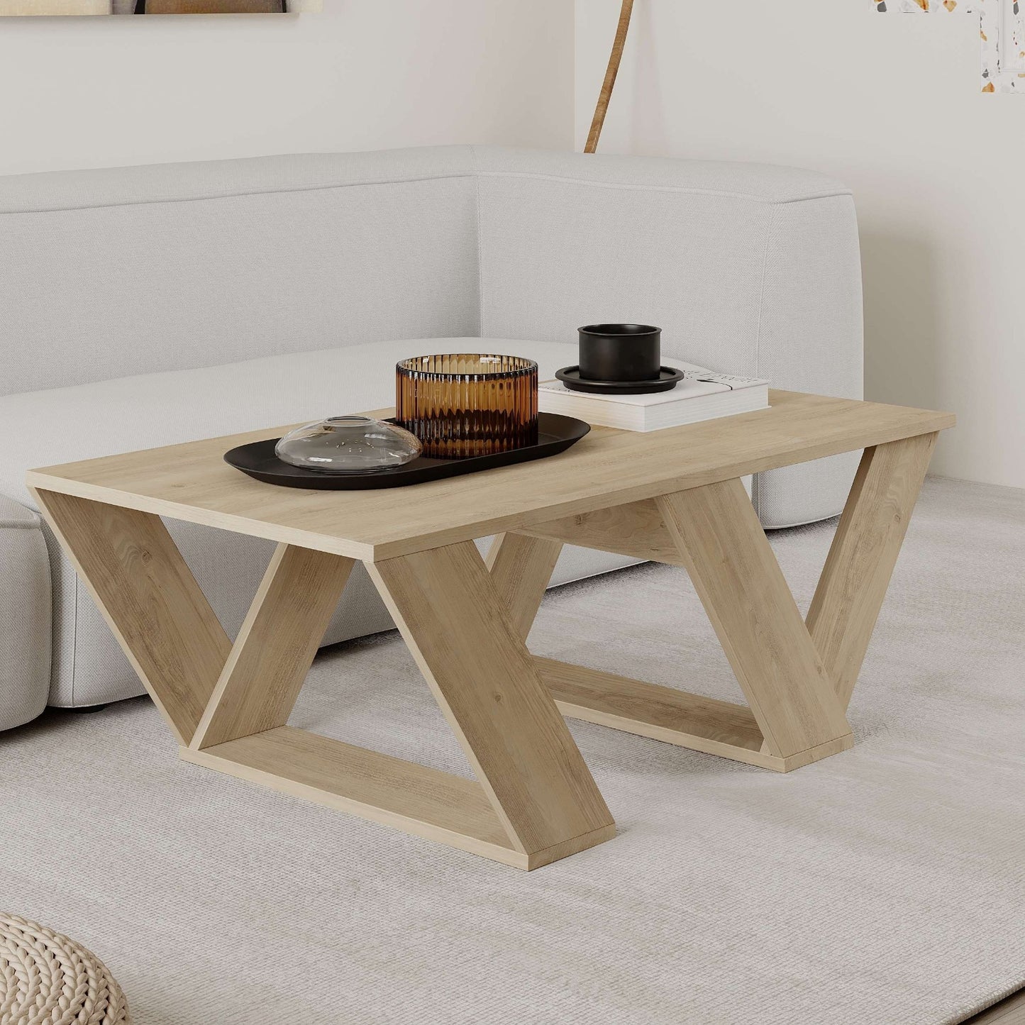 PIPRA COFFEE TABLE SAPPHIRE OAK