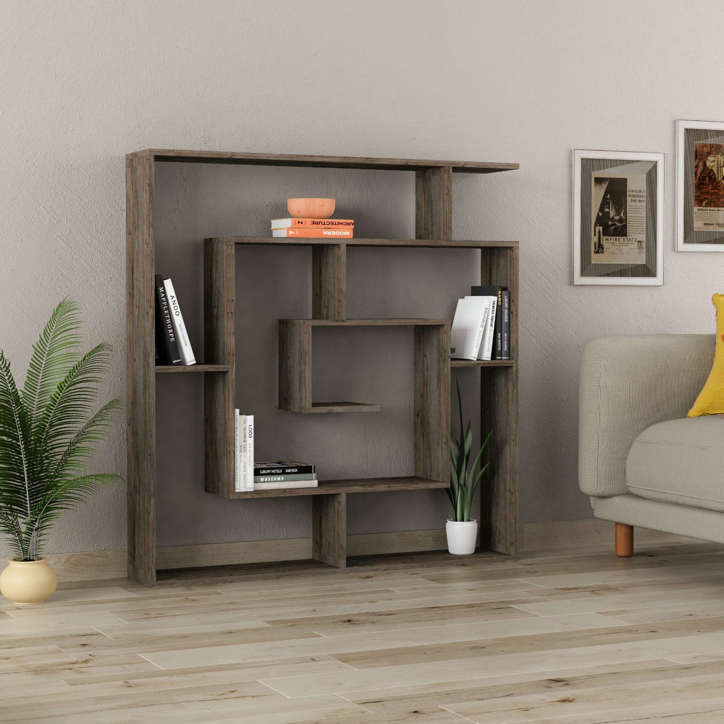 LABIRENT BOOKCASE COFFEE