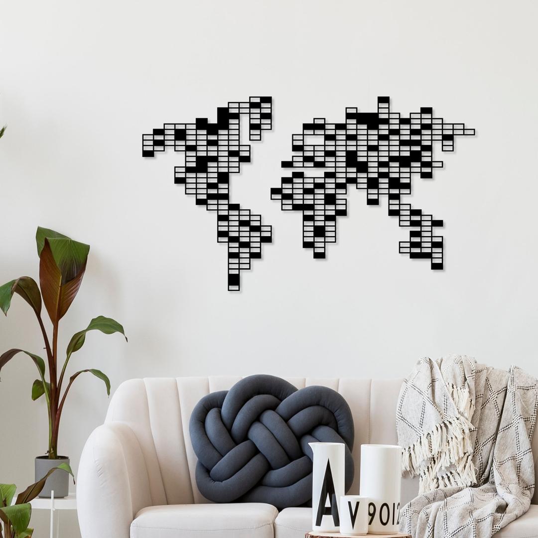 METAL WALL ART PIXEL