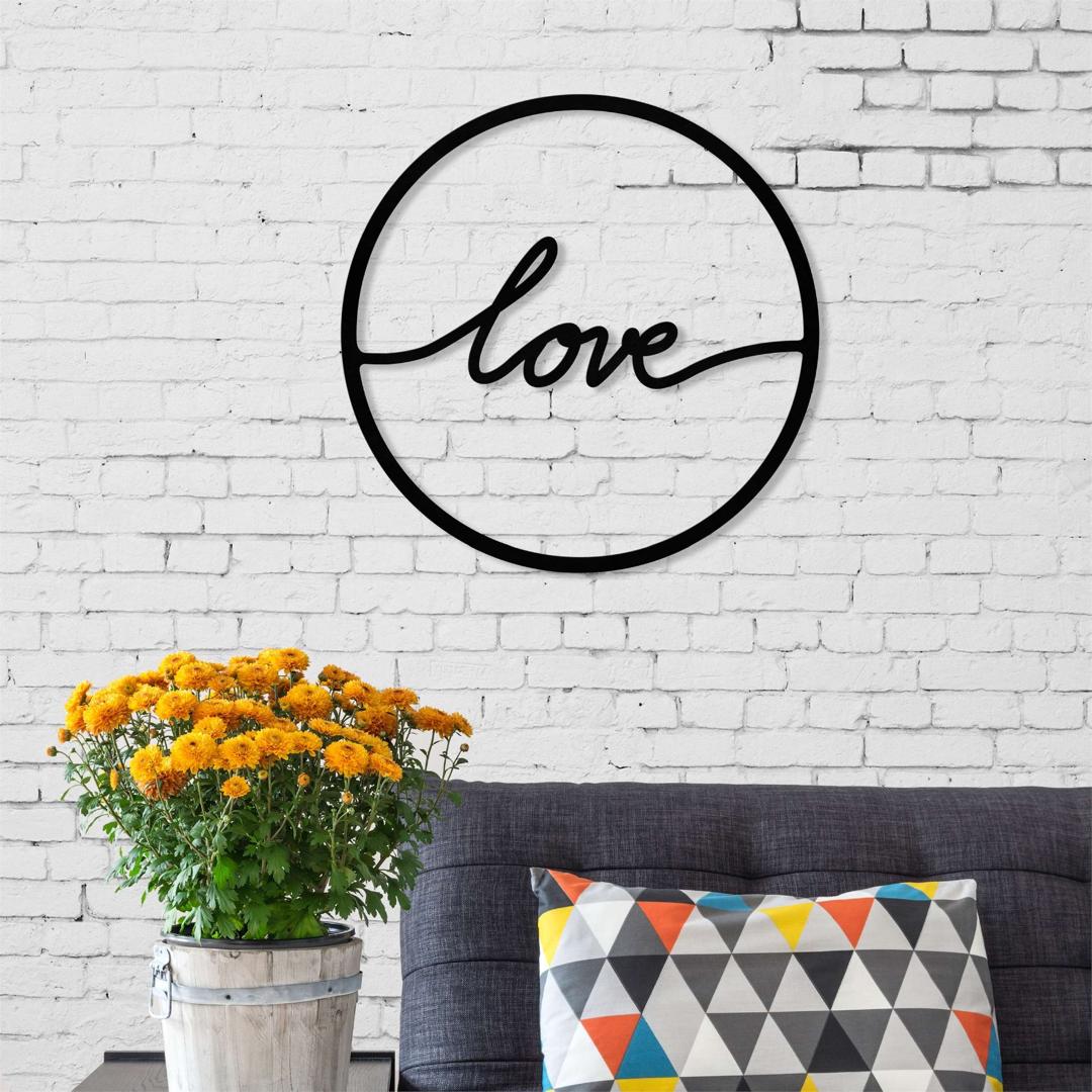 METAL WALL ART NO.17 TO LOVE