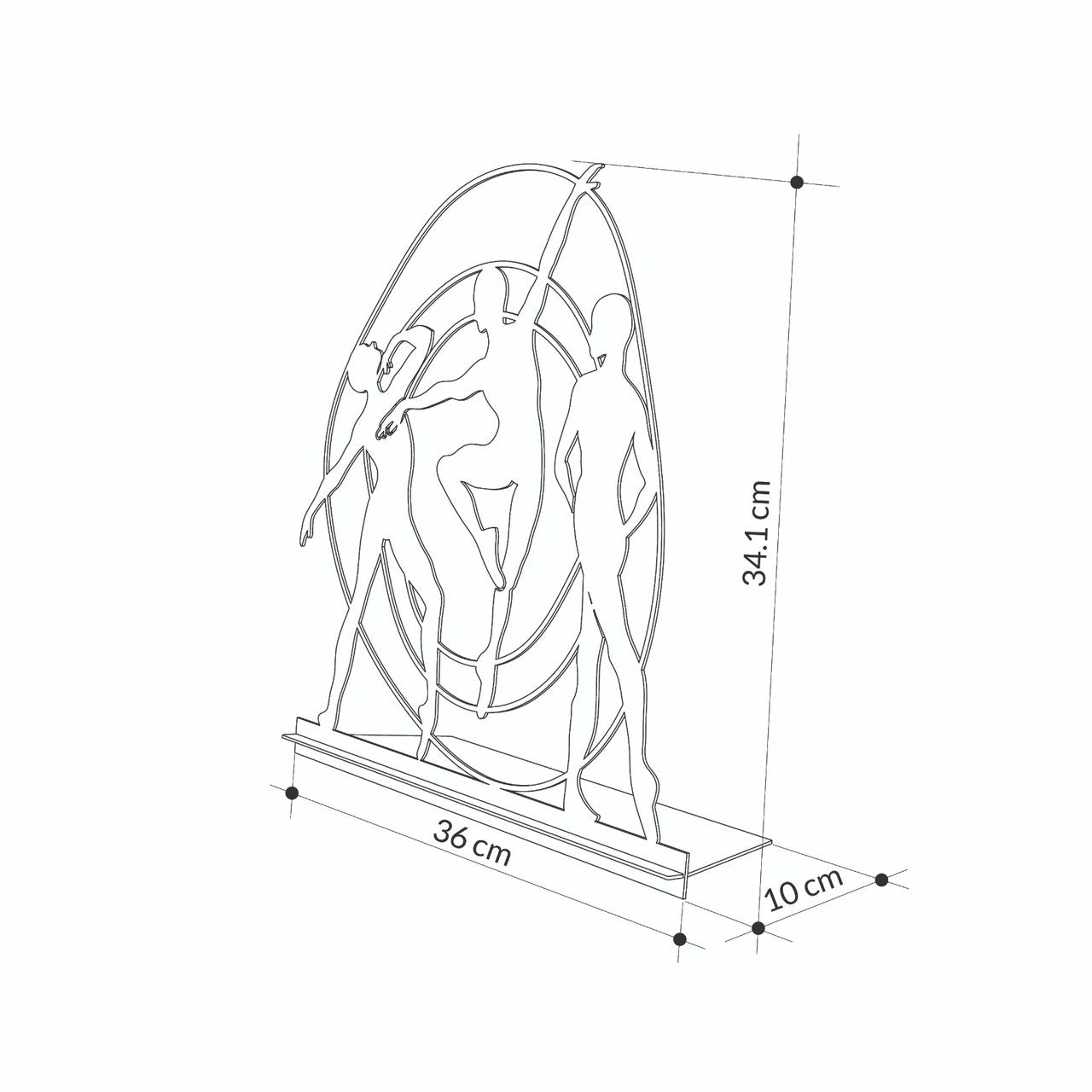 POSE DECORATIVE OBJET BLACK