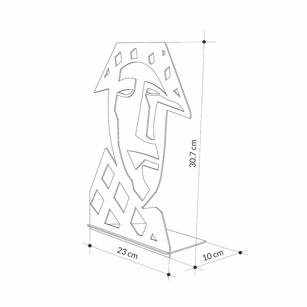 MAX DECORATIVE OBJET BLACK