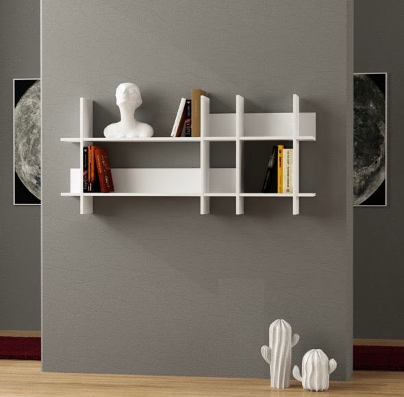 BEADS BOOKCASE WHITE