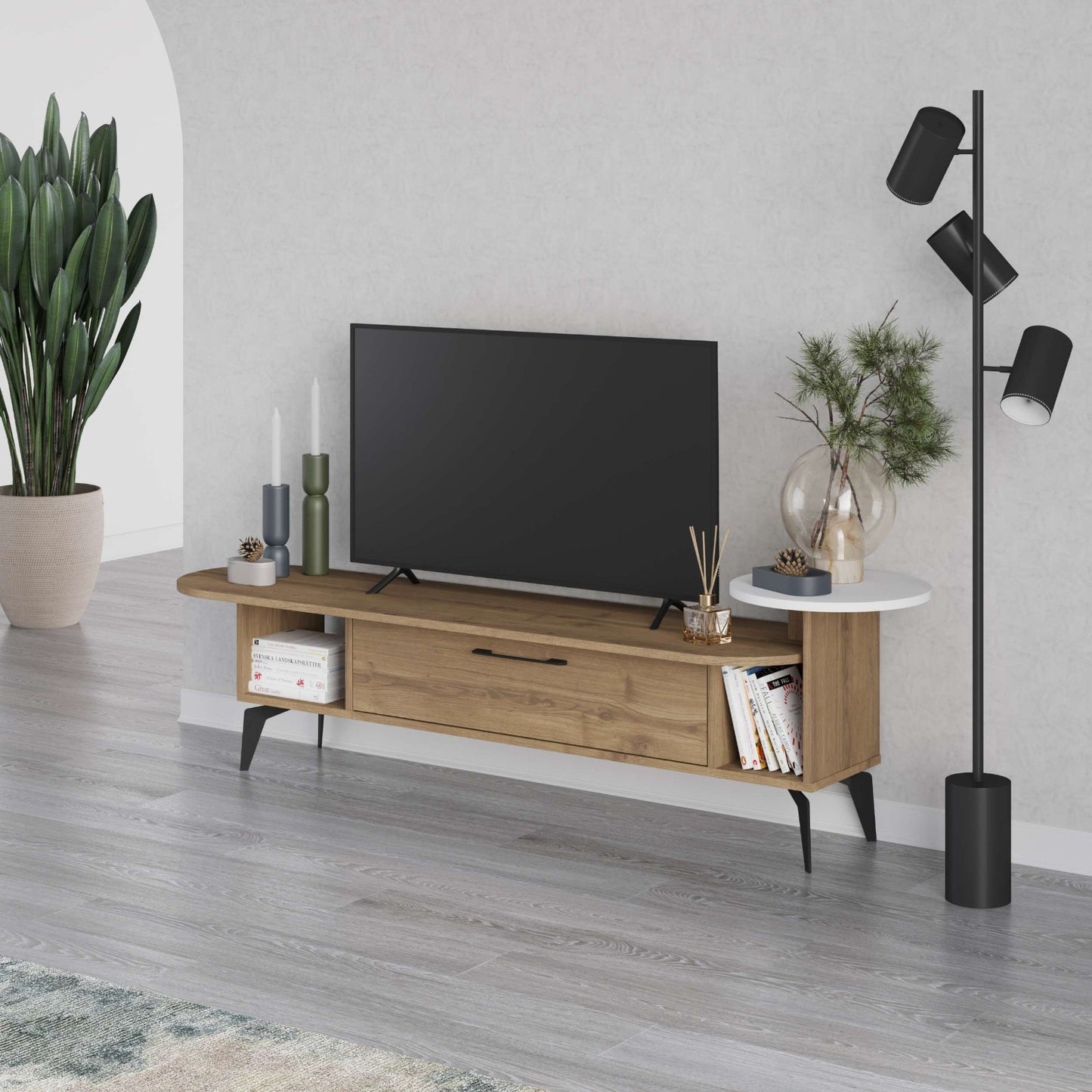 ADA TV STAND HITIT WHITE
